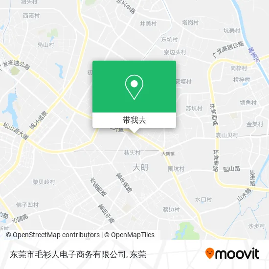 东莞市毛衫人电子商务有限公司地图