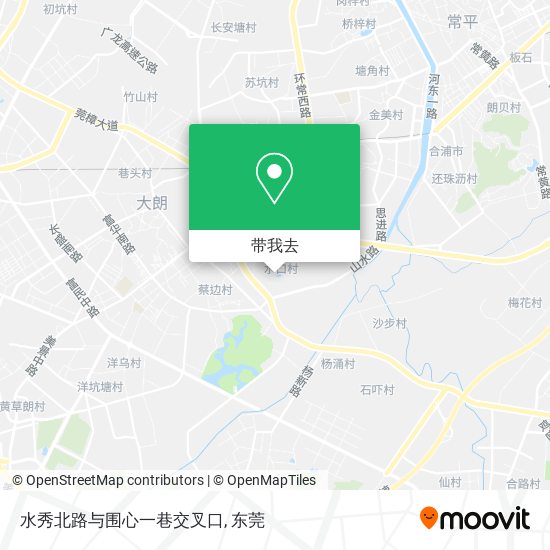 水秀北路与围心一巷交叉口地图