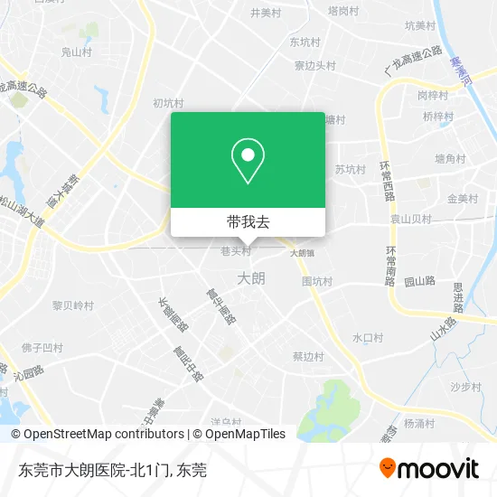 东莞市大朗医院-北1门地图