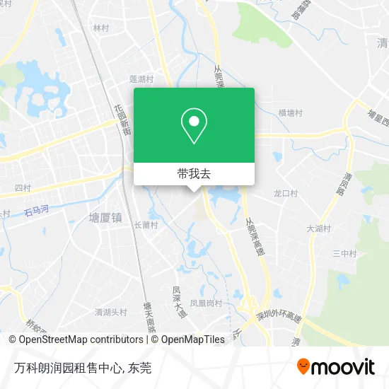 万科朗润园租售中心地图
