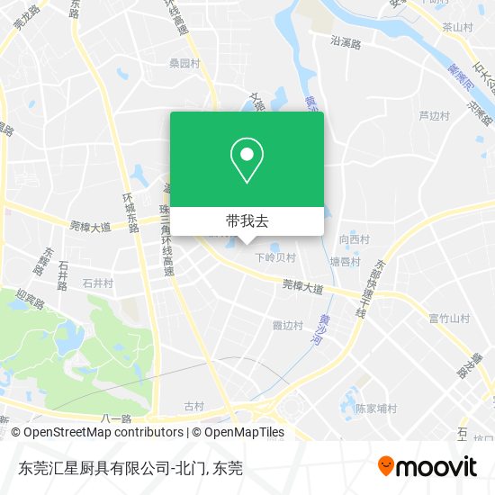 东莞汇星厨具有限公司-北门地图