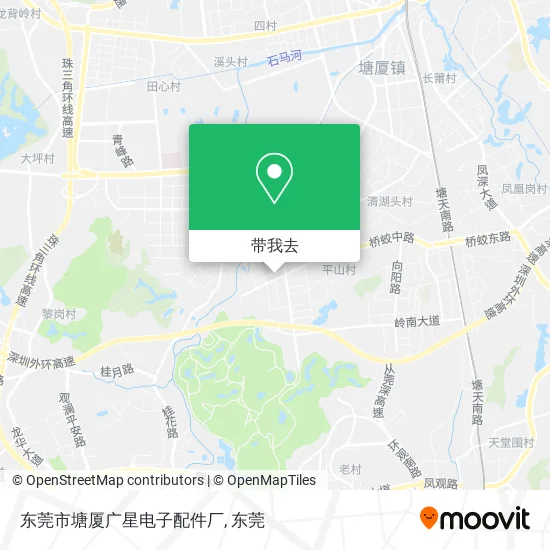 东莞市塘厦广星电子配件厂地图