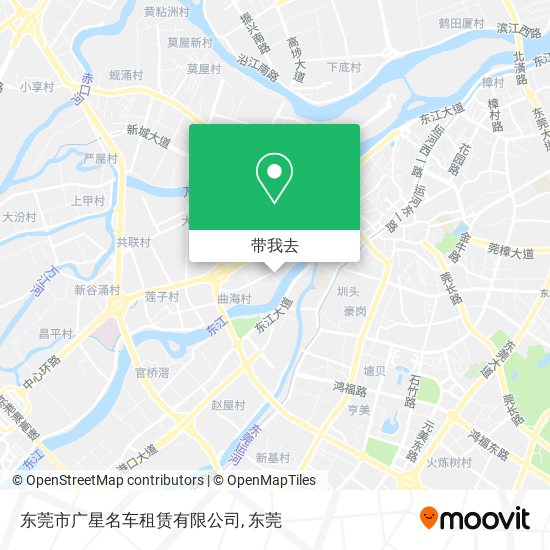 东莞市广星名车租赁有限公司地图