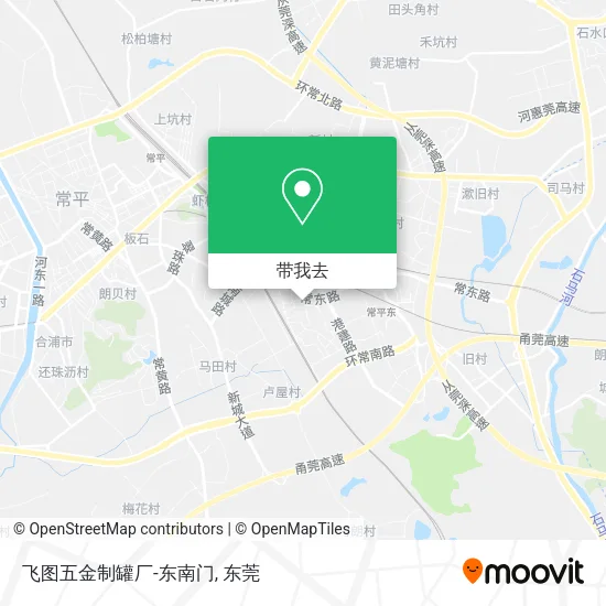 飞图五金制罐厂-东南门地图