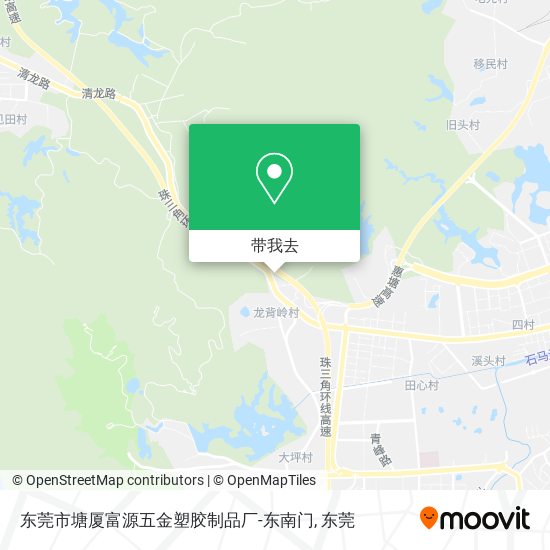 东莞市塘厦富源五金塑胶制品厂-东南门地图