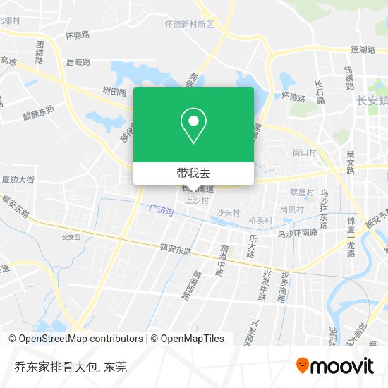 乔东家排骨大包地图