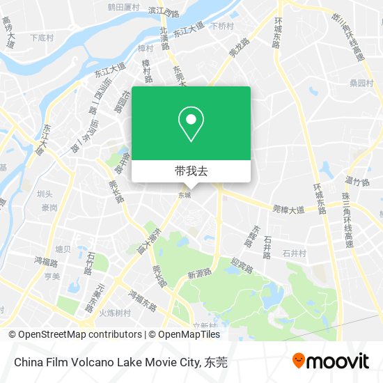 China Film Volcano Lake Movie City地图