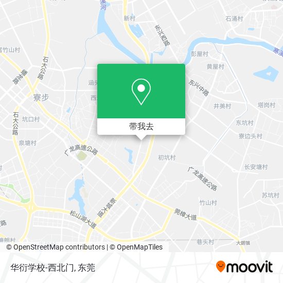 华衍学校-西北门地图