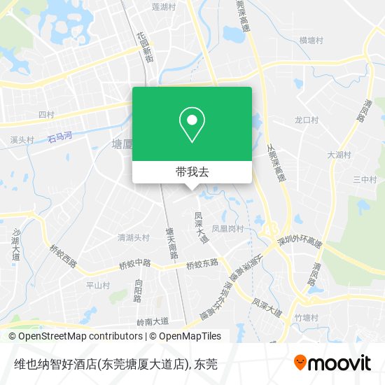 维也纳智好酒店(东莞塘厦大道店)地图