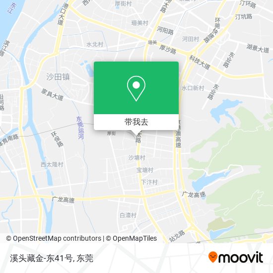 溪头藏金-东41号地图