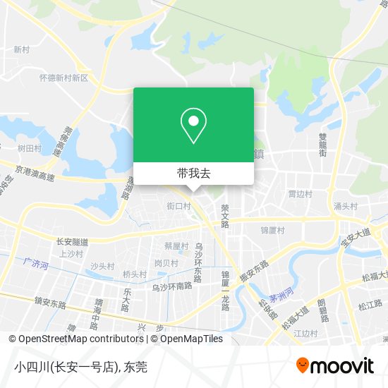 小四川(长安一号店)地图