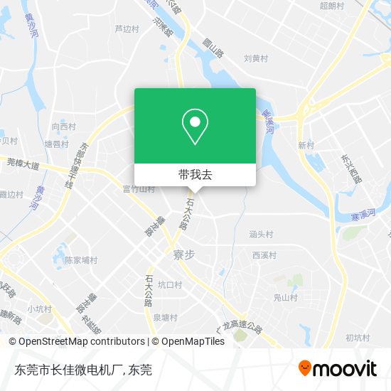 东莞市长佳微电机厂地图