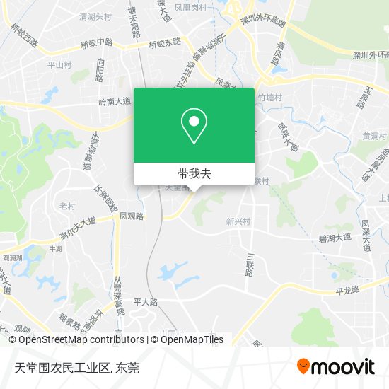 天堂围农民工业区地图