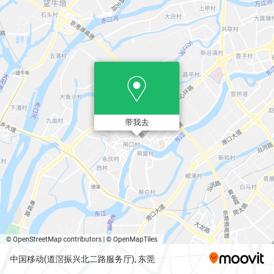 中国移动(道滘振兴北二路服务厅)地图