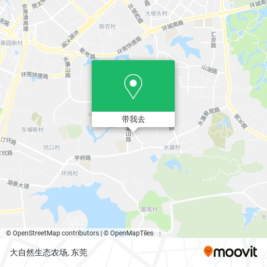 大自然生态农场地图