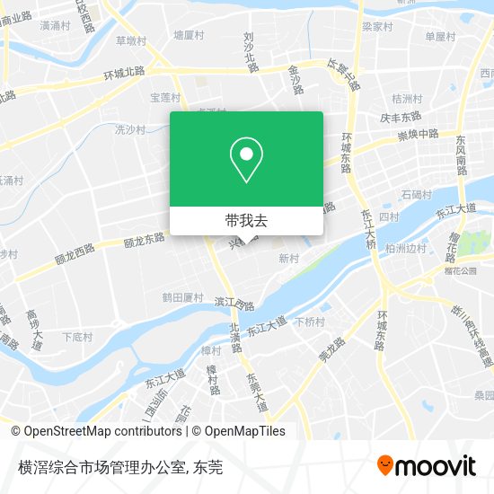 横滘综合市场管理办公室地图
