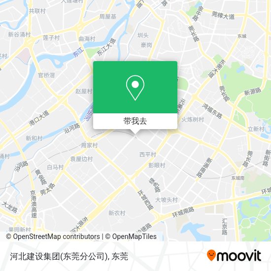 河北建设集团(东莞分公司)地图