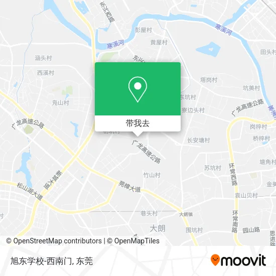 旭东学校-西南门地图