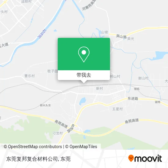 东莞复邦复合材料公司地图