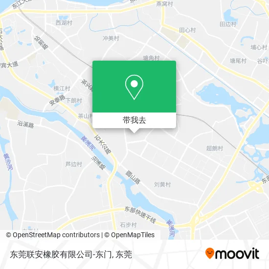 东莞联安橡胶有限公司-东门地图