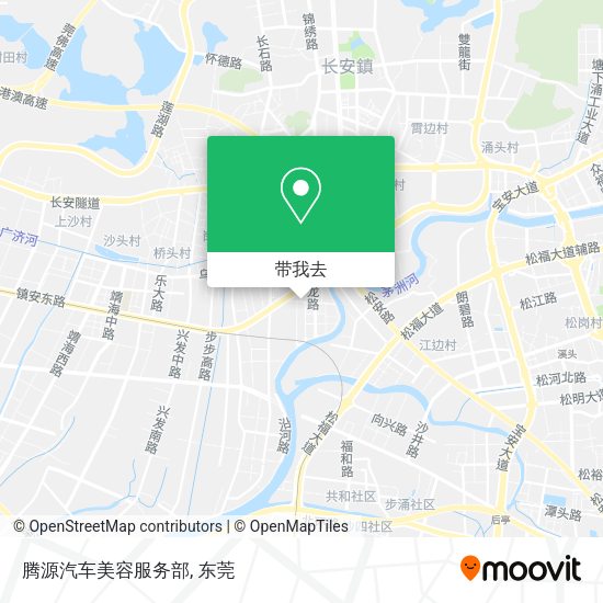 腾源汽车美容服务部地图