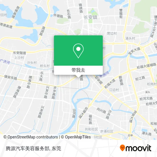 腾源汽车美容服务部地图