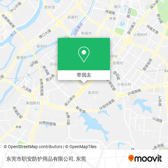 东莞市职安防护用品有限公司地图