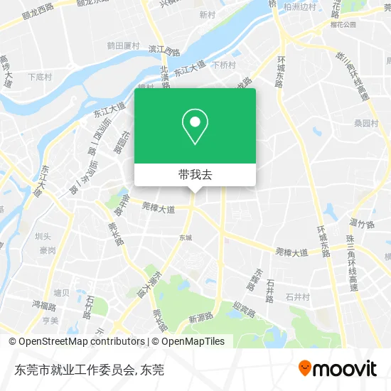 东莞市就业工作委员会地图