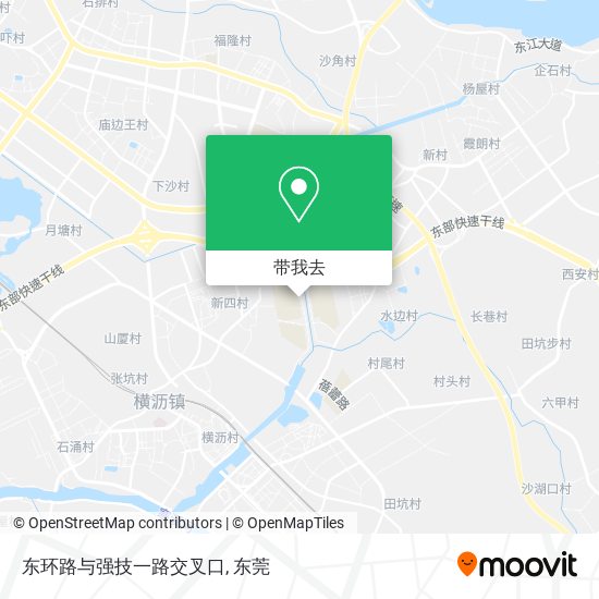 东环路与强技一路交叉口地图