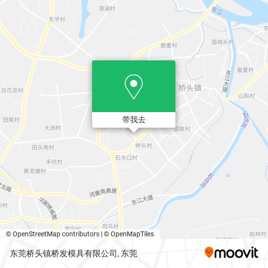 东莞桥头镇桥发模具有限公司地图