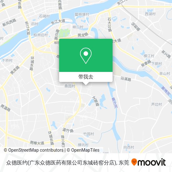 众德医约(广东众德医药有限公司东城砖窑分店)地图