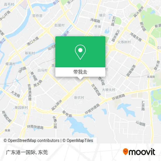 广东港一国际地图