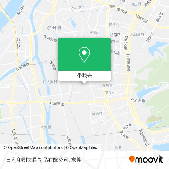 日利印刷文具制品有限公司地图