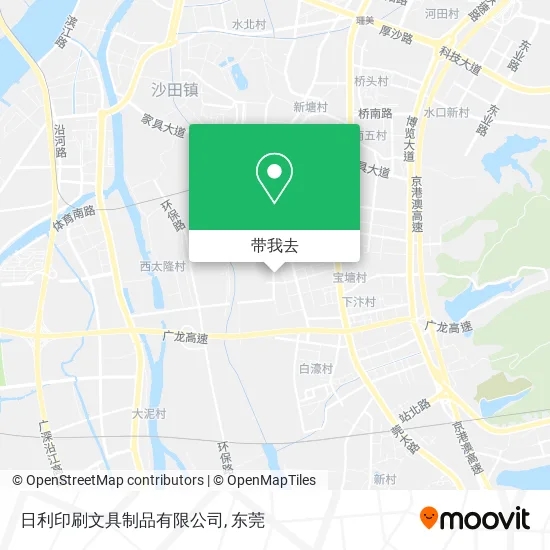 日利印刷文具制品有限公司地图