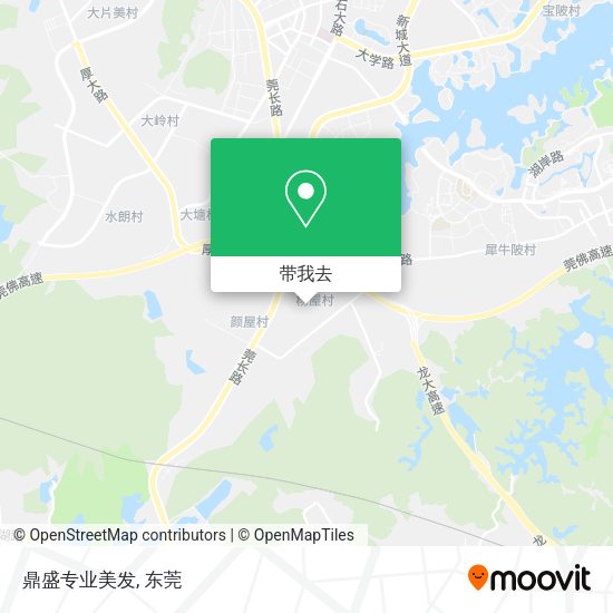 鼎盛专业美发地图