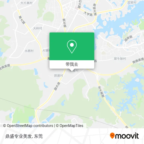 鼎盛专业美发地图