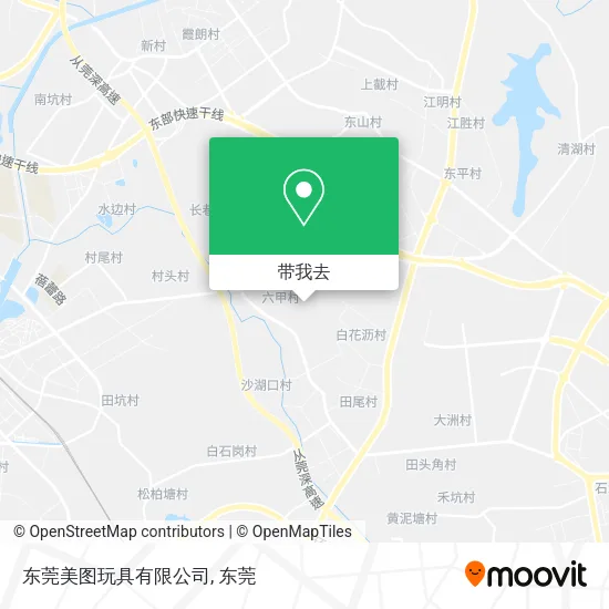 东莞美图玩具有限公司地图