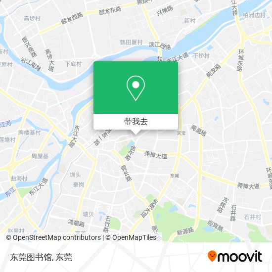 东莞图书馆地图