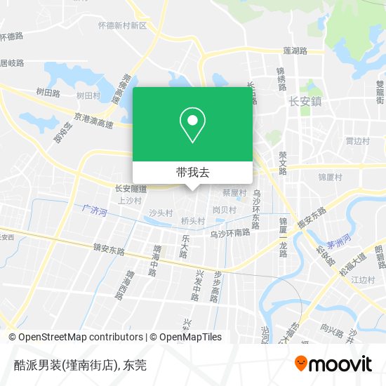 酷派男装(墐南街店)地图