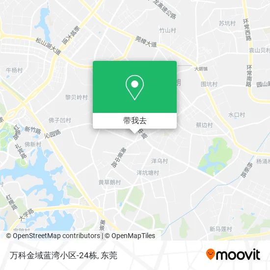 万科金域蓝湾小区-24栋地图