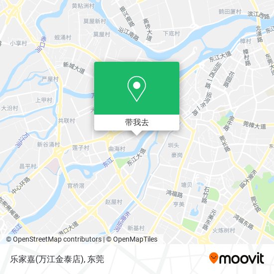 乐家嘉(万江金泰店)地图