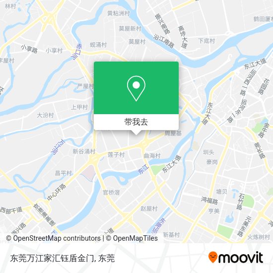 东莞万江家汇钰盾金门地图