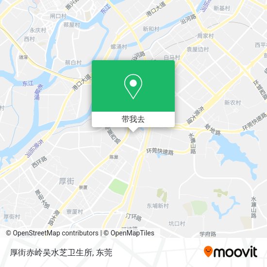 厚街赤岭吴水芝卫生所地图