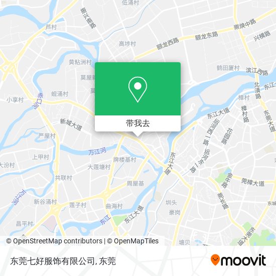 东莞七好服饰有限公司地图
