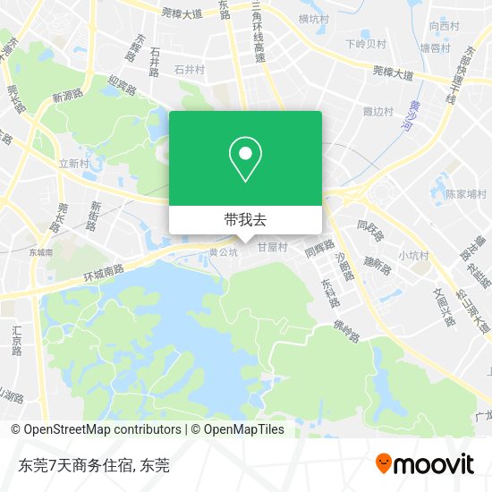 东莞7天商务住宿地图