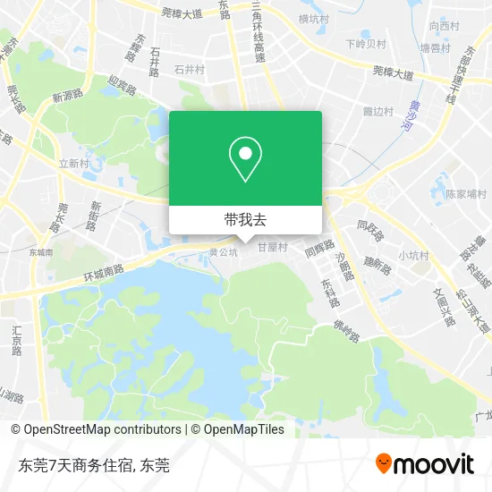 东莞7天商务住宿地图