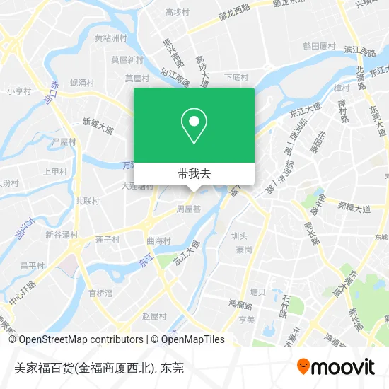 美家福百货(金福商厦西北)地图
