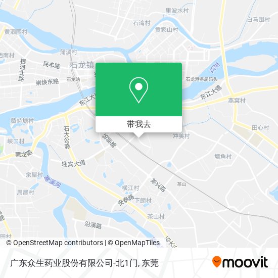 广东众生药业股份有限公司-北1门地图
