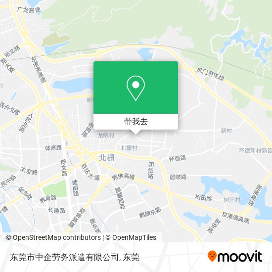 东莞市中企劳务派遣有限公司地图