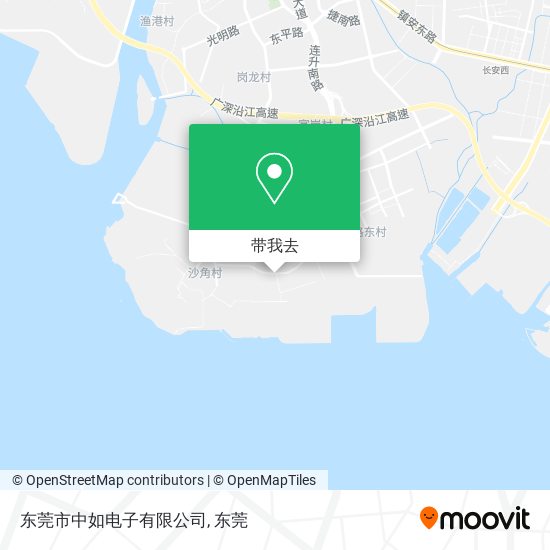 东莞市中如电子有限公司地图